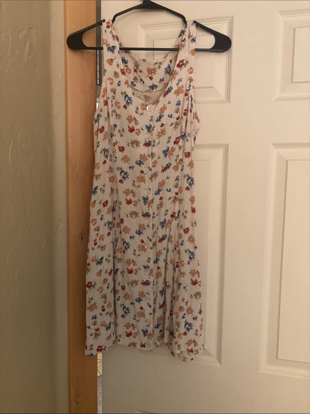 Vintage floral mini dress